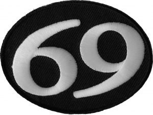 69 Patch Oval | Embroidered Patches 69 Patch Oval | Embroidered Patches