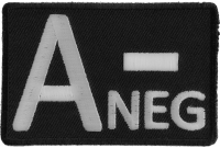A NEGATIVE Blood ID Patch A NEGATIVE Blood ID Patch