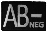 AB NEGATIVE Blood ID Patch AB NEGATIVE Blood ID Patch