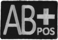 AB POSITIVE Blood ID Patch AB POSITIVE Blood ID Patch