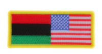 African American Flag Patch | Embroidered Patches African American Flag Patch | Embroidered Patches