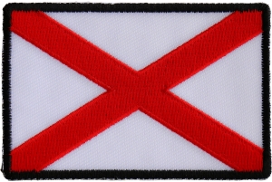 Alabama State Flag Patch Alabama State Flag Patch