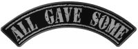 All Gave Some Large Rocker Patch | US POW MIA Military Veteran Patches