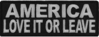 America Love It Or Leave Patch | US Military Veteran Patches America Love It Or Leave Patch | US Military Veteran Patches