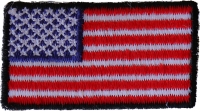 American Flag Embroidered Iron on Patch