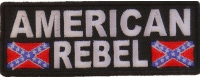 American Rebel Patch With Flags | Embroidered Patches American Rebel Patch With Flags | Embroidered Patches