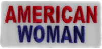 American Woman Patch | Embroidered Patches
