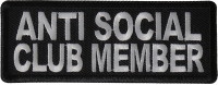 Anti Social Club Member Patch Anti Social Club Member Patch