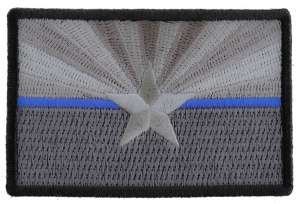 Arizona State Flag Blue Line Police Patch Arizona State Flag Blue Line Police Patch