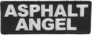 Asphalt Angel Patch | Embroidered Patches Asphalt Angel Patch | Embroidered Patches