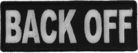 Back Off Patch
