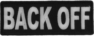 Back Off Patch