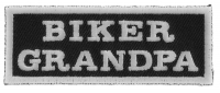 Biker Grandpa Patch | Embroidered Patches