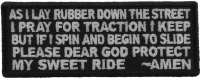 Biker Prayer Patch