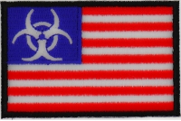 Biohazard US Flag Patch