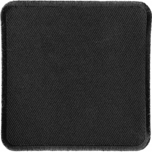 Black 3 Inch Square Blank Patch | Embroidered Patches
