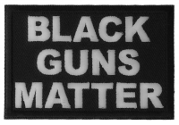 Black Guns Matter Patch Black Guns Matter Patch