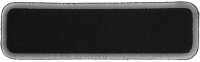 Blank Name Tag Patch Gray Border | Embroidered Patchese