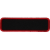 Blank Name Tag Patch Red Border | Embroidered Patches