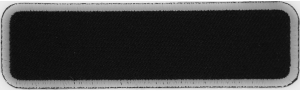 Blank Name Tag Patch White Border | Embroidered Patches Blank Name Tag Patch White Border | Embroidered Patches