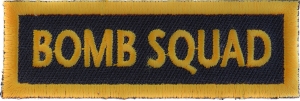 Bomb Squad Patch | US Army Military Veteran Patches