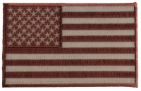 Brown Subdued American Flag Patch