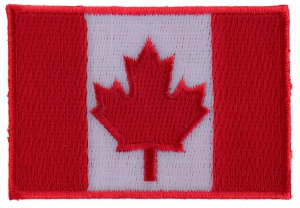Canada Flag Patch Small | Embroidered Patches