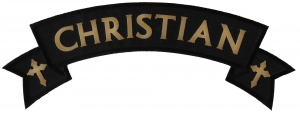 Christian Rocker Patch | Embroidered Patches