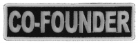 Cofounder Patch White Cofounder Patch White