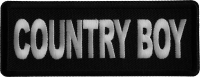 Country Boy Iron on Patch