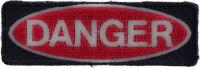 Danger Patch | Embroidered Patches Danger Patch | Embroidered Patches
