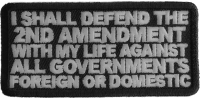 Defend The 2nd Amendment Patch | US Military Veteran Patches