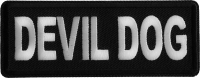 Devil Dog Iron on Patch Devil Dog Iron on Patch