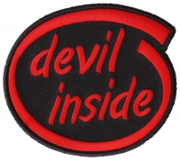 Devil Inside Patch | Embroidered Patches