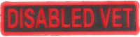 Disabled Vet Patch | US Military Veteran Patches