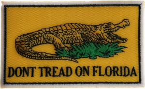 Don't tread on Florida Flag Patch Don't tread on Florida Flag Patch