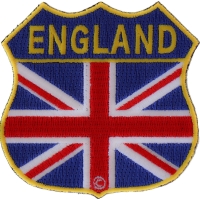 England Shield Flag Patch | Embroidered Patches England Shield Flag Patch | Embroidered Patches