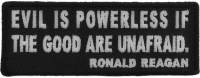 Evil is Powerless if the Good are Unafraid Patch