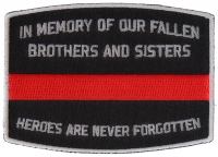 Fallen Firefighter Memorial Patch | Embroidered Patches
