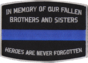 Fallen Officer Memorial Patch | Embroidered Patches Fallen Officer Memorial Patch | Embroidered Patches