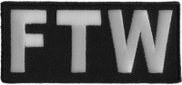 Ftw Patch Block Letters | Embroidered Patches