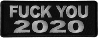 Fuck you 2020 Iron on Patch Fuck you 2020 Iron on Patch