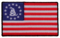 Gadsden American Flag Patch | Embroidered Patches
