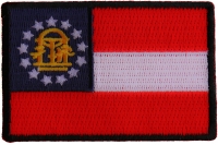 Georgia State Flag Patch Georgia State Flag Patch