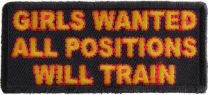 Girls Wanted Patch | Embroidered Patches Girls Wanted Patch | Embroidered Patches