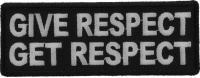 Give Respect Get Respect Patch