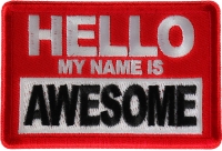 Hello My Name is Awesome Patch