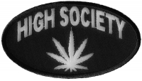 High Society Patch | Embroidered Pot Patches High Society Patch | Embroidered Pot Patches