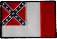Historical Blood Stained Banner Flag Iron on Patch