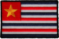 Historical Louisiana Flag Iron on Patch Historical Louisiana Flag Iron on Patch